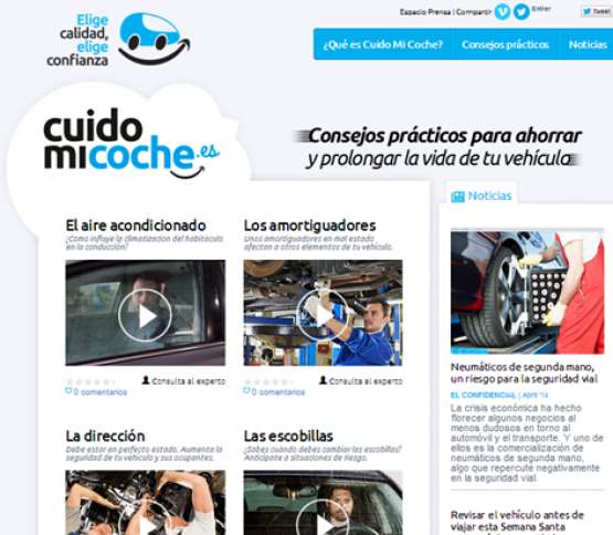Lanzamiento de www.cuidomicoche.es